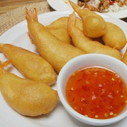 กุ้งชุบแป้งทอด
