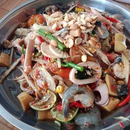 ตำหมี่ทะเลปลาร้า