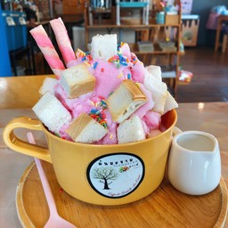 ปังเย็นนมชมพู