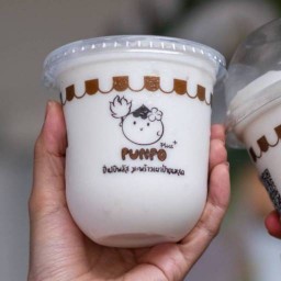 ปั่นโป๋มะพร้าวเผานมสด บ้านสวนธน(บางมด)