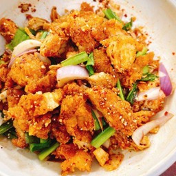 (กับข้าว) - ยำไก่แซ่บ จิ๊ด