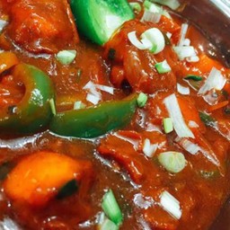 Chili chicken with Gravy