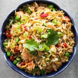 Fish fried rice
