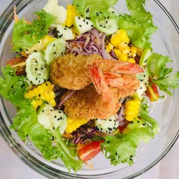 สลัดกุ้งกรอบ