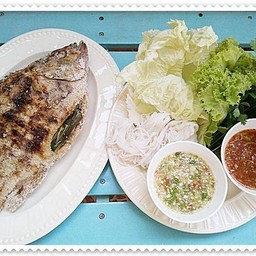 ชุดเมี่ยงปลาเผา