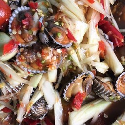 ตำหอยแครง