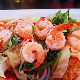 ยำกุ้งสุก
