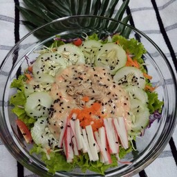 สลัดทูน่า+ไข่กุ้ง