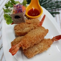 กุ้งชุบแป้งทอด