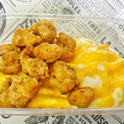 ข้าวไก่ป๊อปออริจินัลไข่ข้น