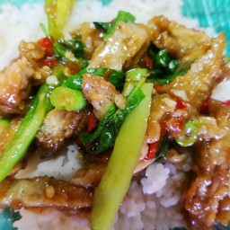 กระเพราะไก่กรอบ