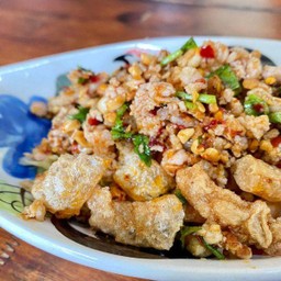 ยำแคปหมู (สูตรใหม่)