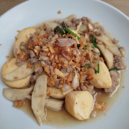ผัดเต้าหู้หมูสับ
