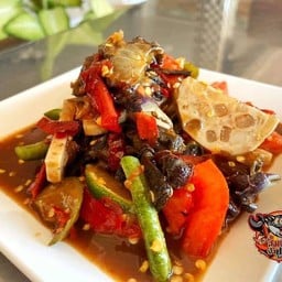ส้มตำยำปูแม๋และข้าวมันไก่ตอน