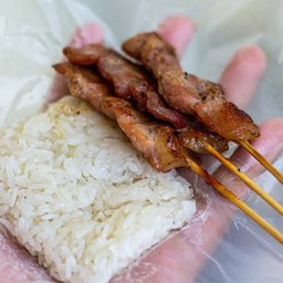 หมูปิ้งเตาถ่านสูตรโบราณ