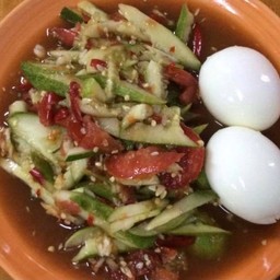 ตำแตงไข่ต้ม