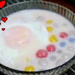 บัวลอยไข่มุกหลากสี.. บัวลอยไข่มุก