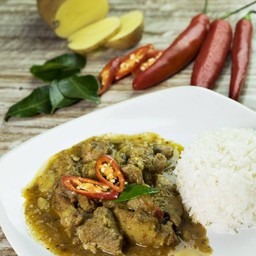 ข้าวแกงกะหรี่เนื้อ สูตรเวียดนาม (Curry Beef with Rice)