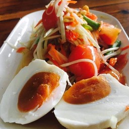 ตำไทไข่เค็ม