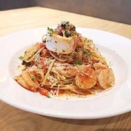 Spaghetti Shrimp Arrabbiata