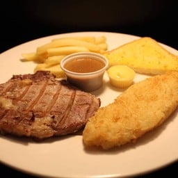 ริบอาย + ปลาทอด