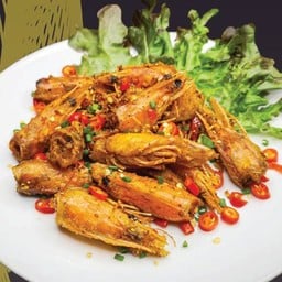 หัวกุุ้งผัดพริกเกลือ