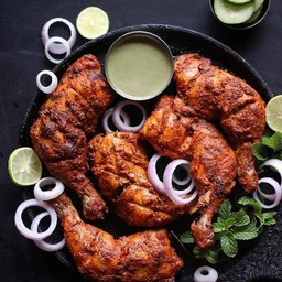 Chicken Tandoori marinated Halal -Full (from 799) ไก่ย่างหมักเครื่องเทศข้ามคืนยังเต่าสำหรับสามถึงสี่ท่าน
