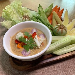 หลนเต้าเจี้ยวกุ้งหมูสับ