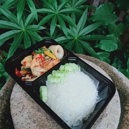 ข้าวกระเพราะทะเล