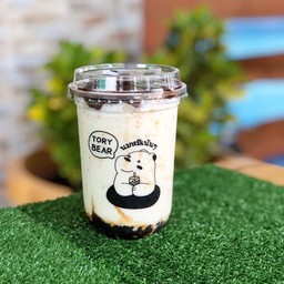 หมีลาวา (นมหมีปั่น+โก้เหนียว)