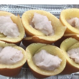 แพนเค้กม้วนไส้เผือก