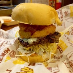 Parmesan  Pork Bacon Cheeseburger