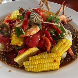 ตำข้าวโพดทะเล