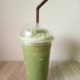 ชาเขียวปั่น แก้วใหญ่ 20 ออนซ์