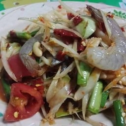 ตำกุ้งสด