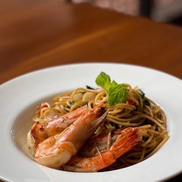 สปาเก็ตตี้ต้มยำทะเล