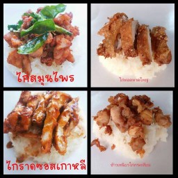 ข้าวเหนียวไก่ทอดสมุนไพร ฮาลาล