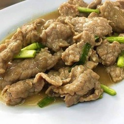 เนื้อผัดน้ำมันหอย
