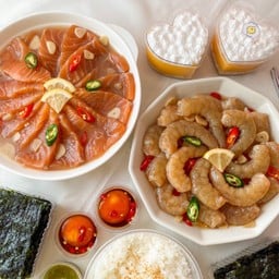 Yeoboseyo แซลมอนดอง กุ้งดองซีอิ๊วเกาหลี สาขา ปิ่นเกล้า