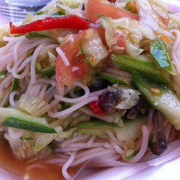 ตำซั่วเเตงปูปลาร้า