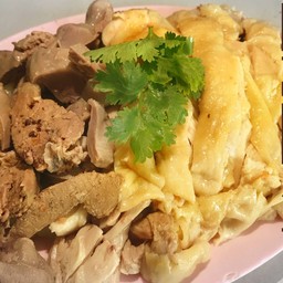 ไก่+เครื่องในสับ