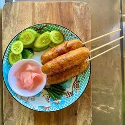 โอ๋ลูกชิ้นปิ้งบขส.สระบุรี+ก๋วยเตี๋ยว