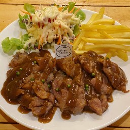 สเต็กสันคอหมู