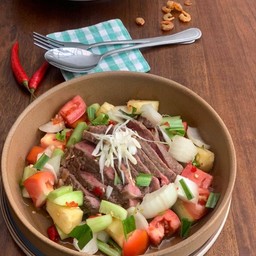 ยำเนื้อย่าง AUS