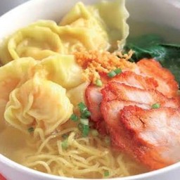 เกี๊ยวกุ้ง+หมูแดง น้ำใส (สูตรใหม่)