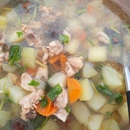 ต้มจืดไก่กับฟักอ่อน