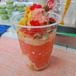 ปังเย็นน้ำสตอเบอรี่