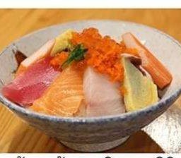 ข้าวหน้าปลาดิบรวมมินิ