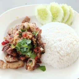 คอปเตอร์ อาหารตามสั่ง  ข้าวมันไก่ ข้าวขาหมู