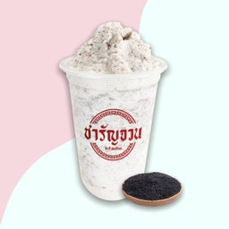 นมสดปั่นงาดำ